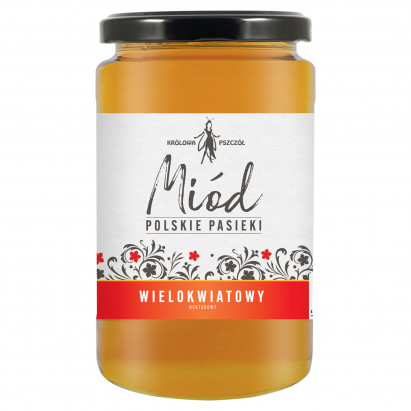 Królowa Pszczół Miód wielokwiatowy nektarowy 1 kg