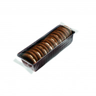 Delicpol Czarna Lejdi – biszkopty kakaowe z galaretką i kremem 125g