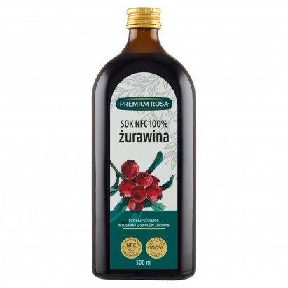 Premium Rosa Sok NFC 100 % żurawina 500 ml