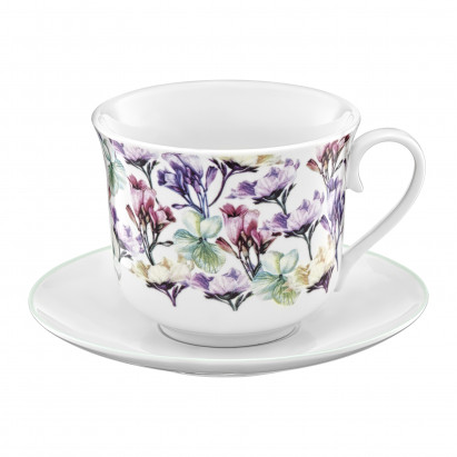 Filiżanka ze spodkiem 450ml - GARDEN AMBITION