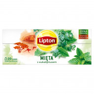 Lipton Herbatka ziołowa mięta z eukaliptusem 26 g (20 torebek)