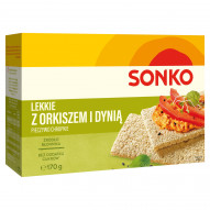 Sonko Pieczywo chrupkie lekkie z orkiszem i dynią 170 g