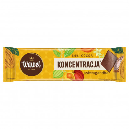Wawel Czekolada gorzka koncentracja 20 g