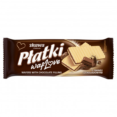 Wadowice Skawa Płatki waflowe o smaku czekoladowym 130 g