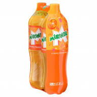 Mirinda Napój gazowany o smaku pomarańczowym 3 l (2 x 1,5 l)