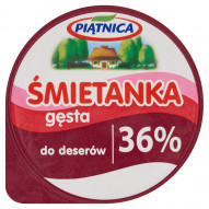 Piątnica Śmietanka gęsta 36 % 200 g