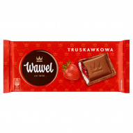 Wawel Czekolada mleczna nadziewana truskawkowa 100 g