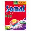 Somat All in 1 Lemon & Lime Tabletki do mycia naczyń w zmywarkach 1408 g (80 x 17,6 g)