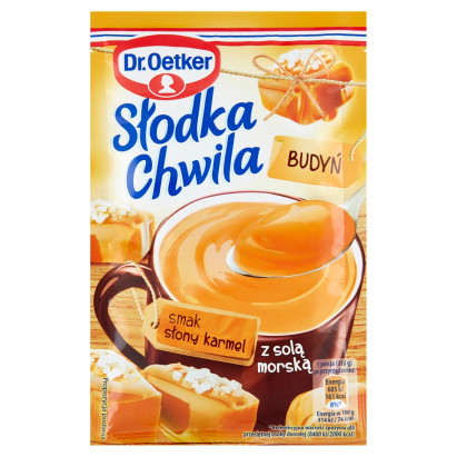 Dr. Oetker Słodka Chwila Budyń smak słony karmel 43 g
