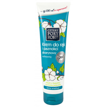 Krem do rąk Cztery Pory Roku glicerynowy bawełna 130ml