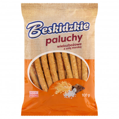 Beskidzkie Paluchy wielozbożowe z solą morską 100 g