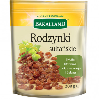 Rodzynki sułtańskie 200g Bakalland