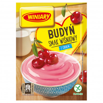 Winiary Budyń z cukrem smak wiśniowy 60 g