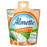 Almette Puszysty serek twarogowy ze szczypiorkiem i cebulą 150 g