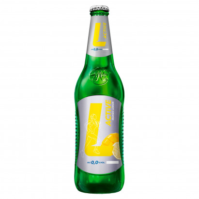 Lech Active Piwo bezalkoholowe o smaku mango i cytryny 500 ml