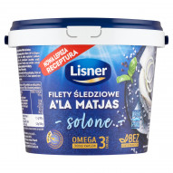 Lisner Filety śledziowe a'la matjas solone 800 g