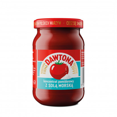 Dawtona Koncentrat pomidorowy z solą morską 190 g