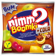 nimm2 Boomki + Cola Rozpuszczalne kulki strzelające colą wzbogacone witaminami 90 g (17 sztuk)