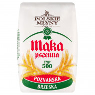 Polskie Młyny Mąka pszenna poznańska brzeska typ 500 1 kg