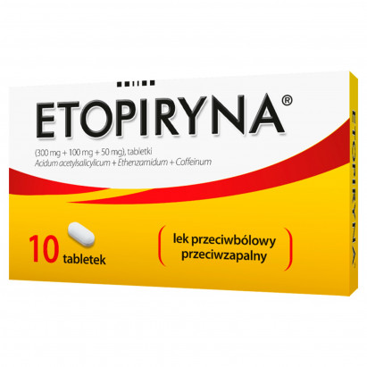 Etopiryna (300mg + 50mg + 100mg) x 10 tabletek