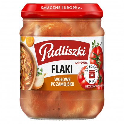 Pudliszki Flaki wołowe po zamojsku 450 g