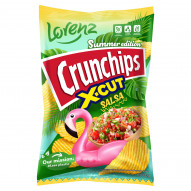 Crunchips X-Cut Salsa Grubo krojone chipsy ziemniaczane 140 g