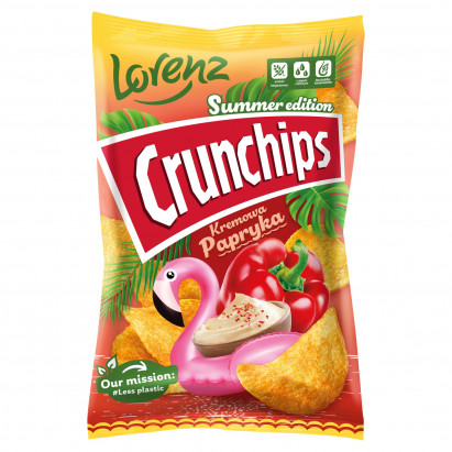 Crunchips Chipsy ziemniaczane kremowa papryka 140 g 