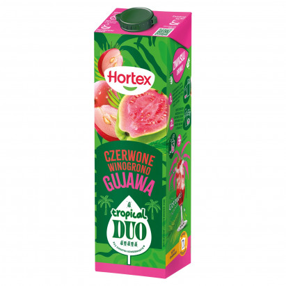 Hortex Tropical Duo Napój wieloowocowy czerwone winogrono gujawa 1 l