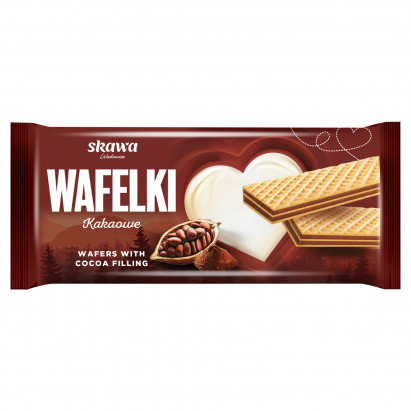 Wadowice Skawa Wafelki kakaowe 180 g