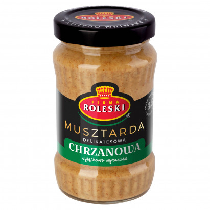 Firma Roleski Musztarda delikatesowa chrzanowa 175 g