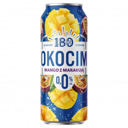 Okocim Mix piwa bezalkoholowego z lemoniadą mango z marakują 500 ml