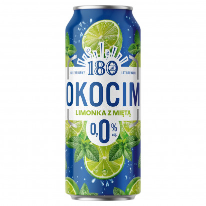 Okocim Mix piwa bezalkoholowego z lemoniadą limonka z miętą 500 ml