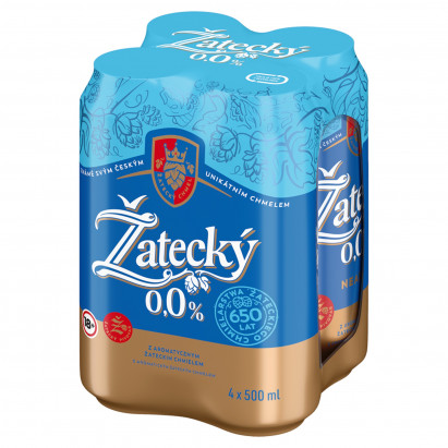 Žatecký Piwo bezalkoholowe 4 x 500 ml