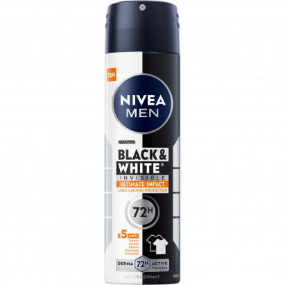 Nivea Black&White Invisible Ultimate Impact Antyperspirant Spray 150 ml