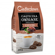 Ciasteczkowo Ciasteczka owsiane kakaowe 250 g