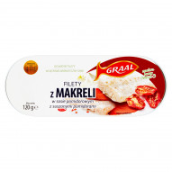 Graal Filety z makreli w sosie pomidorowym z suszonymi pomidorami 120 g