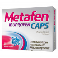 Metafen Ibuprofen 200 mg Kapsułki 10 sztuk
