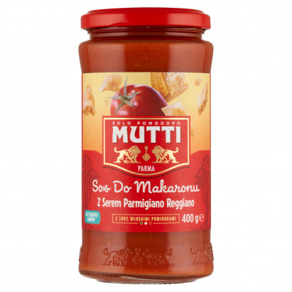 Mutti Sos pomidorowy do makaronu z serem Parmigiano Reggiano 400 g