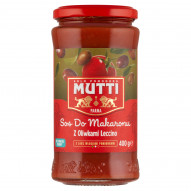 Mutti Sos do makaronu z oliwkami leccino 400 g