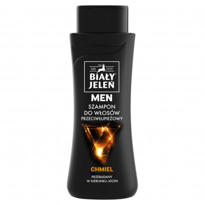 Biały Jeleń Men Szampon do włosów przeciwłupieżowy chmiel 300 ml