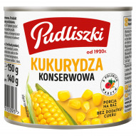 Pudliszki Kukurydza konserwowa 150 g