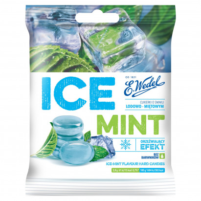 E. Wedel Ice Mint Cukierki o smaku lodowo-miętowym 90 g
