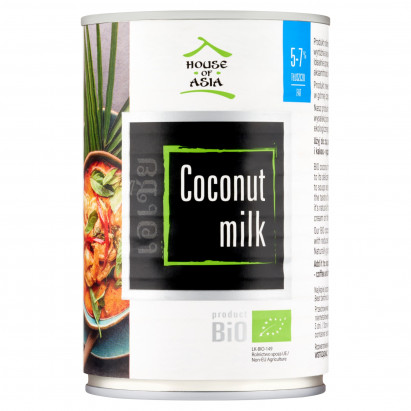 House of Asia Produkt roślinny bio z kokosa 5-7 % 400 ml