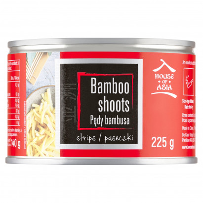 House of Asia Pędy bambusa paseczki 225 g