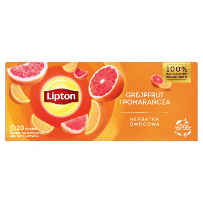 Lipton Herbatka owocowa grejpfrut i pomarańcza 34 g (20 torebek)