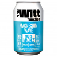 Dr Witt Function Magnesium Wave Gazowany napój wieloowocowy o smaku ananasa i cytryny 330 ml