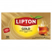 Lipton Gold Herbata czarna aromatyzowana 75 g (50 torebek)