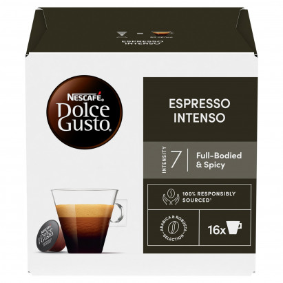 NESCAFÉ Dolce Gusto Espresso Intenso Kawa w kapsułkach 112 g (16 x 7 g)