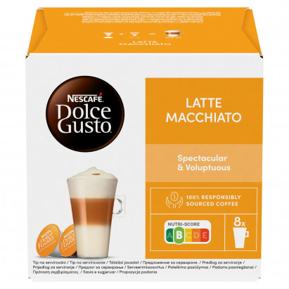 NESCAFÉ Dolce Gusto Latte Macchiato Kawa w kapsułkach 183,2 g (8 x 17,4 g i 8 x 5,5 g)
