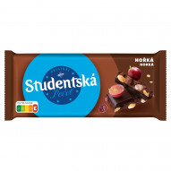 Orion Studentská Czekolada deserowa z orzeszkami ziemnymi żelkami i rodzynkami 170 g